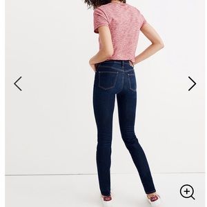 Madewell Mid rise skinny jeans in Larkspur wash